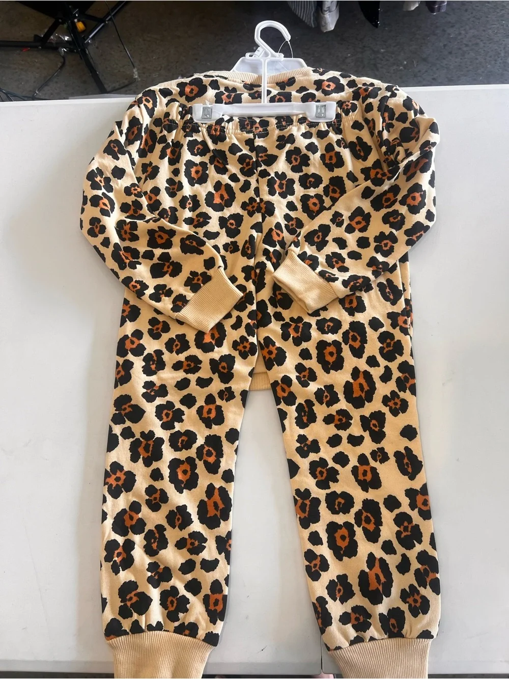 Hello Kitty Leopard Print Two-Piece  Set - Yellow, Black, Pink